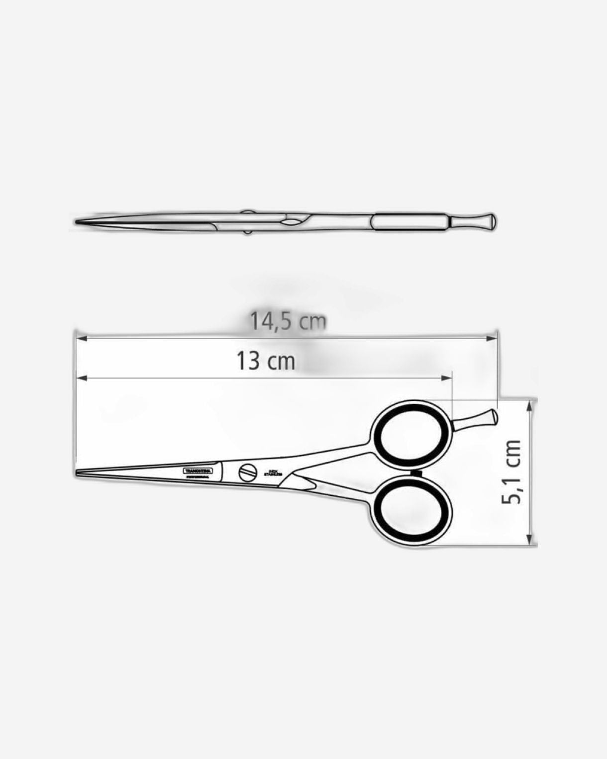 Tramontina Professional Hair Shears 5Inch Razor Edge