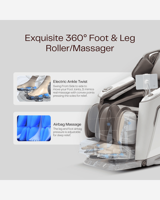 Rotai Vanquish Massage Chair White