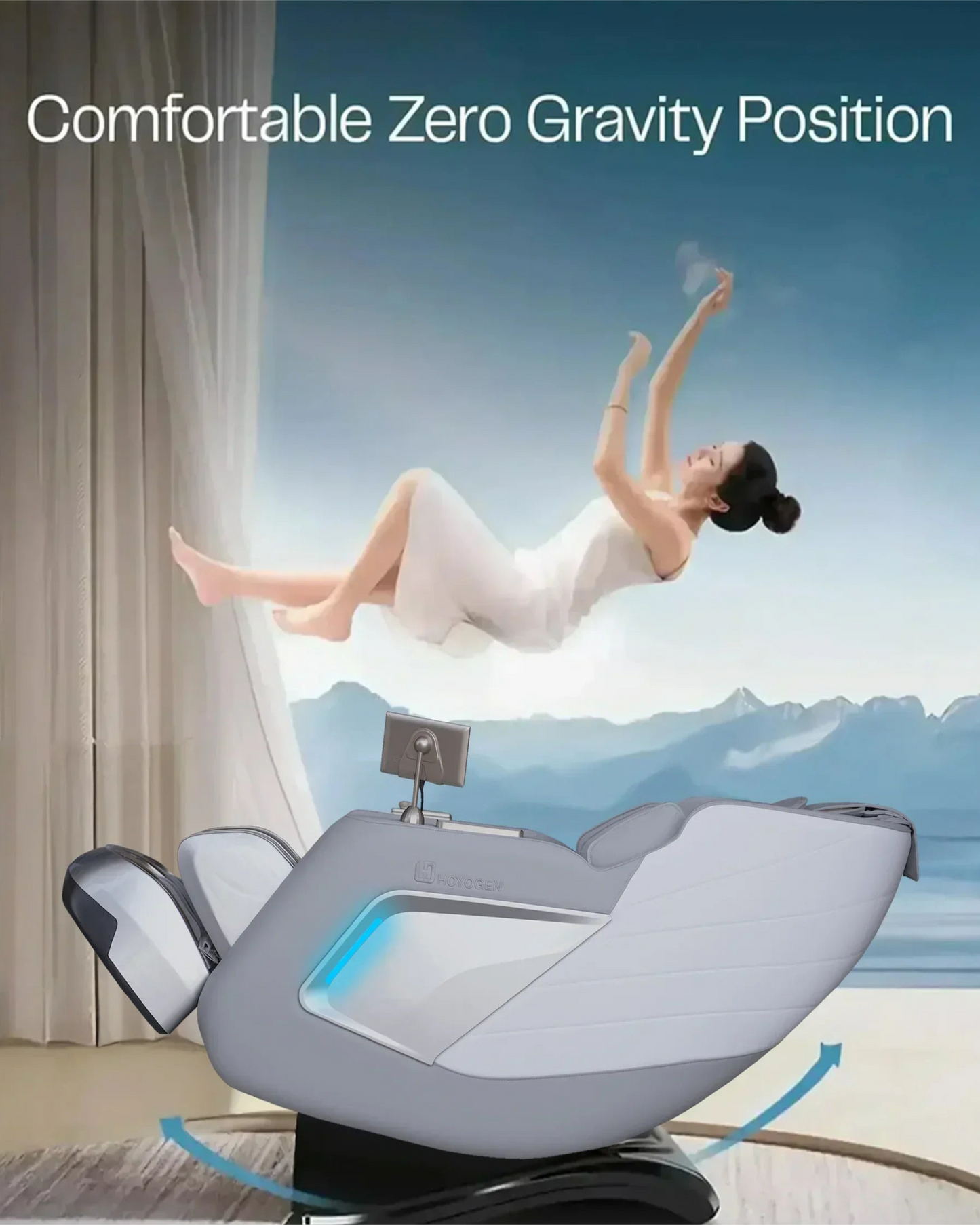 Hoyogen Taurus Massage Chair Grey