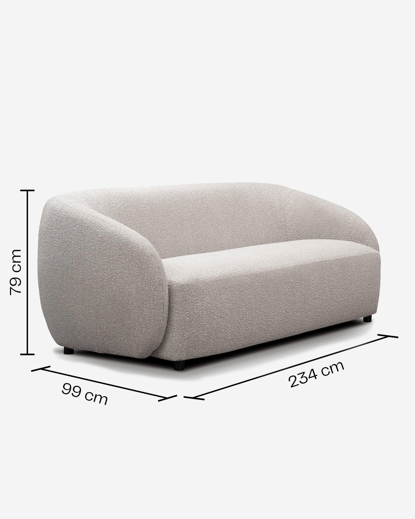 Rotai Aspen Sofa 3-Seater