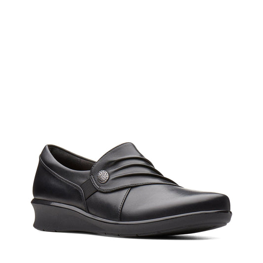 Clarks Womens Hope Roxanne Black (Standard Fit)