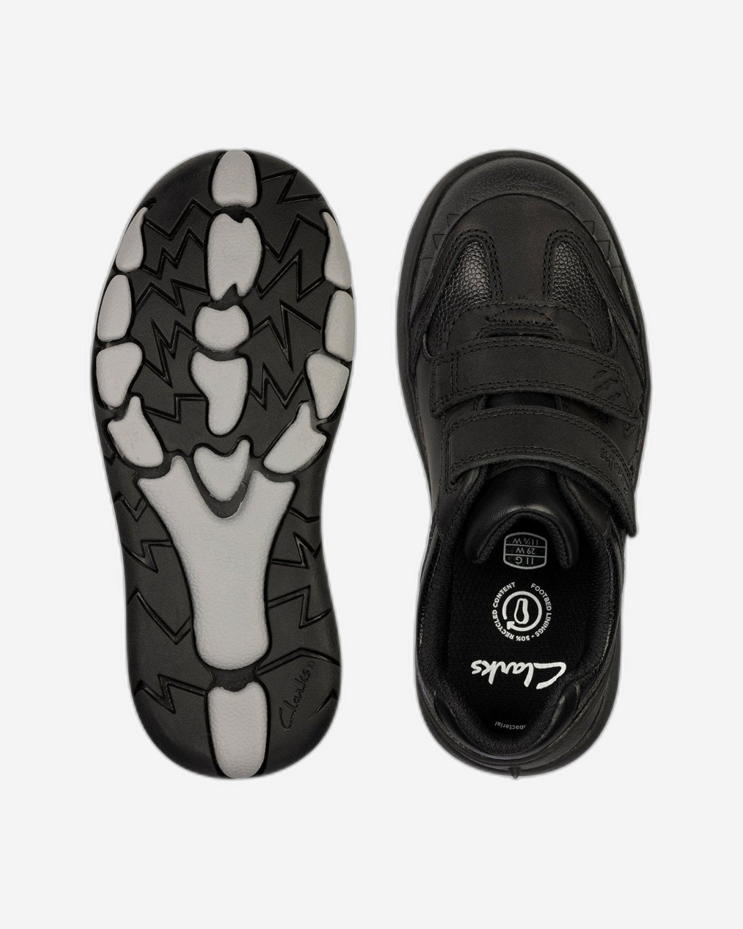 Clarks Boys Rex Stride Kid (Extra Wide Fit)