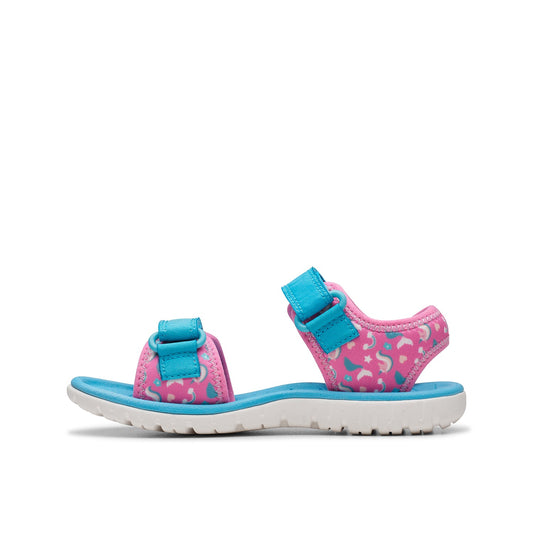 Clarks Girls Surfing Tide Kid. (Standard Fit)