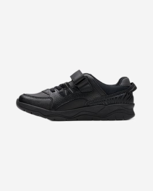 Clarks Boys Clowder Stripe Kid (Wide Fit)