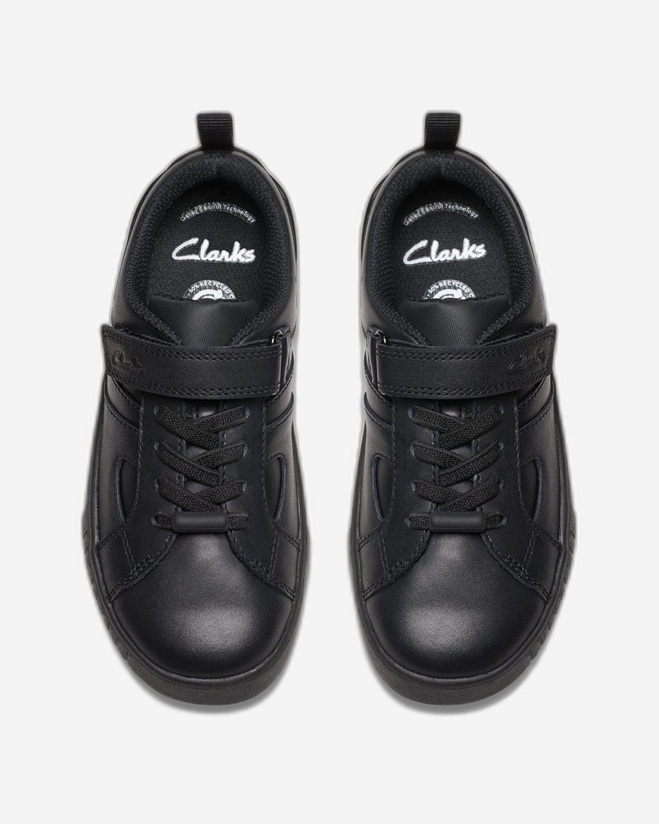 Clarks Girls Oslo Sky Kid. (Wide Fit)