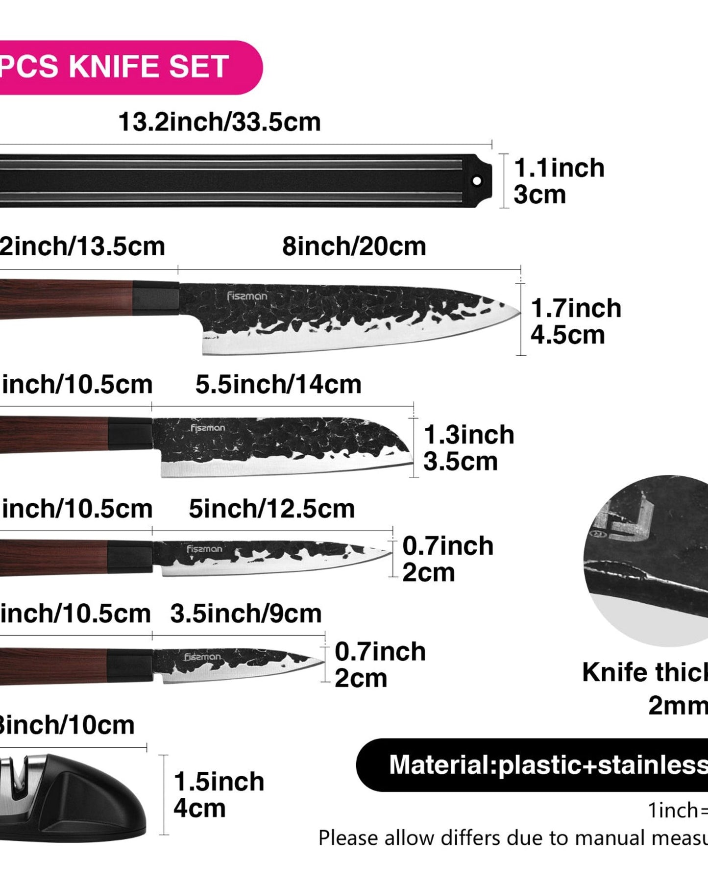 Fissman Knife Kendo 6Pc