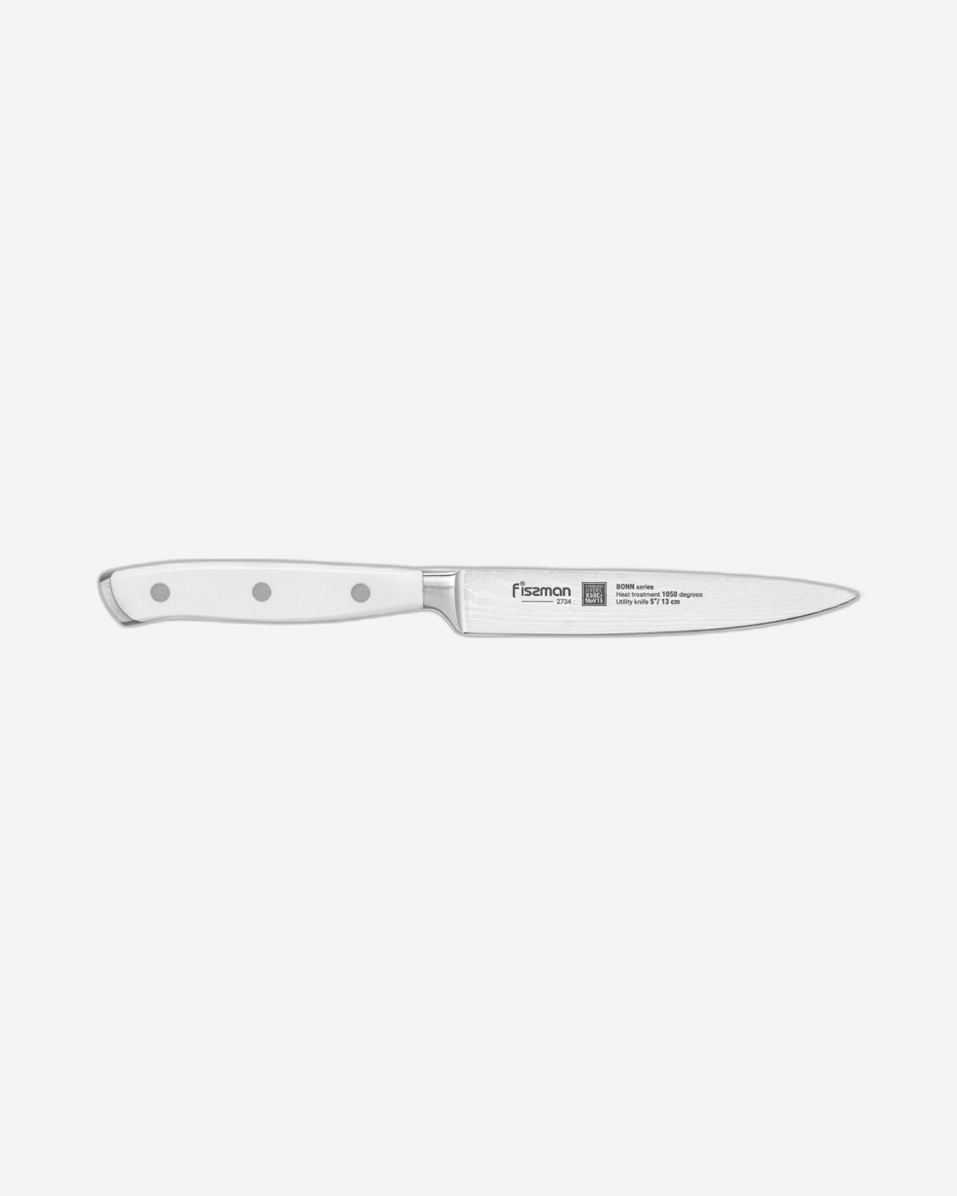 Fissman 5'' Utility Knife Bonn - X50CrMoV15 steel