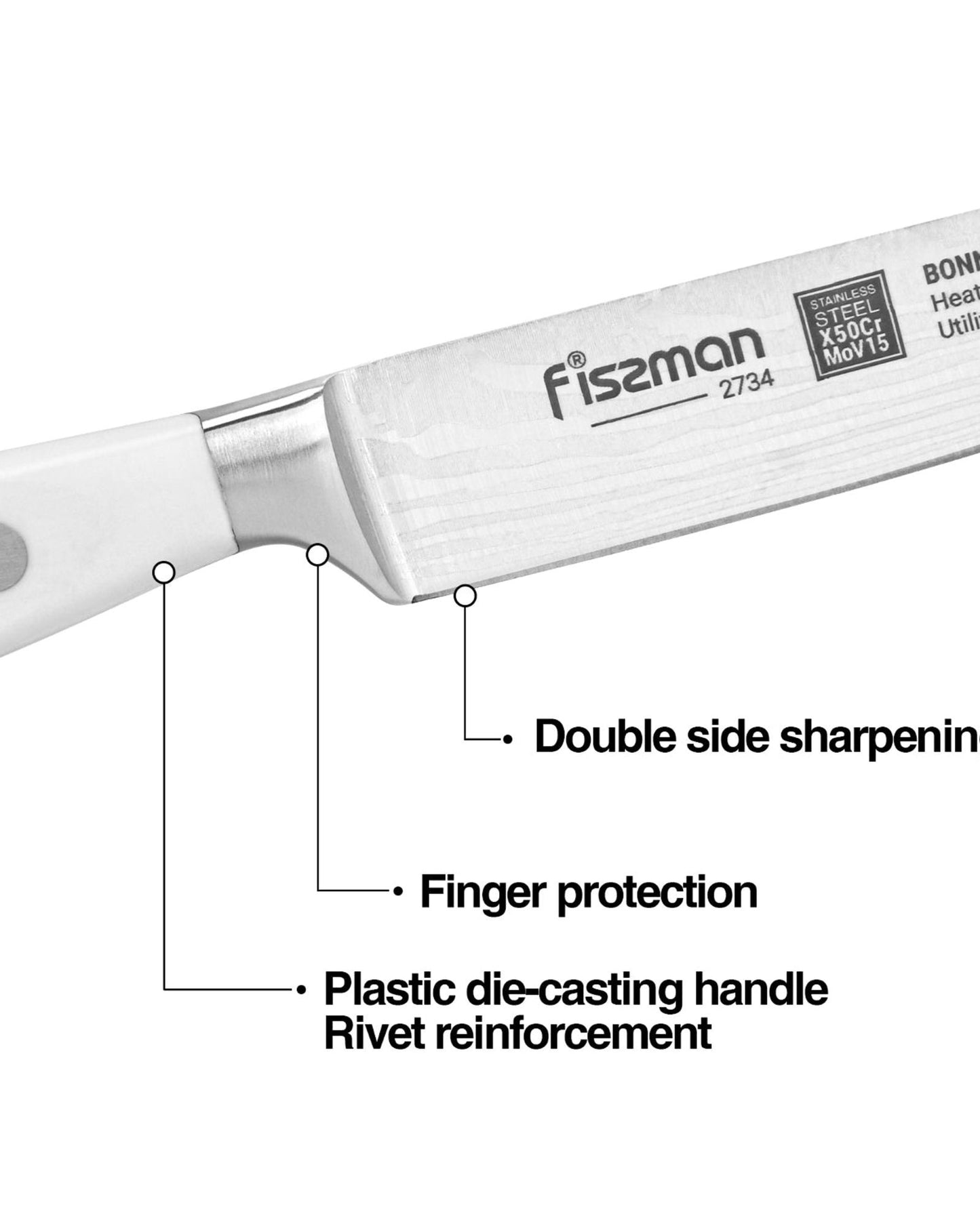Fissman Utility Knife Bonn 5Inch