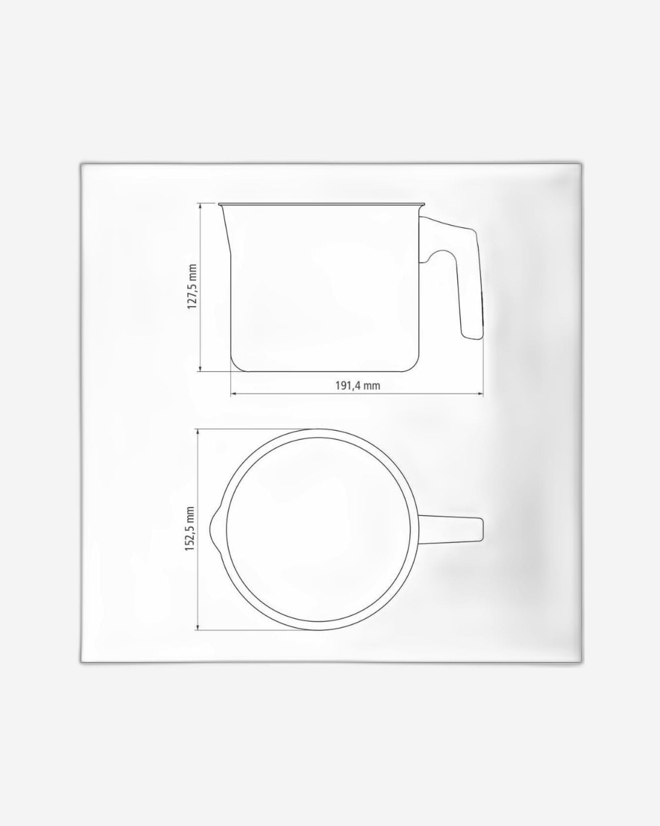 Tramontina Paris Milk Boiler 1.9L