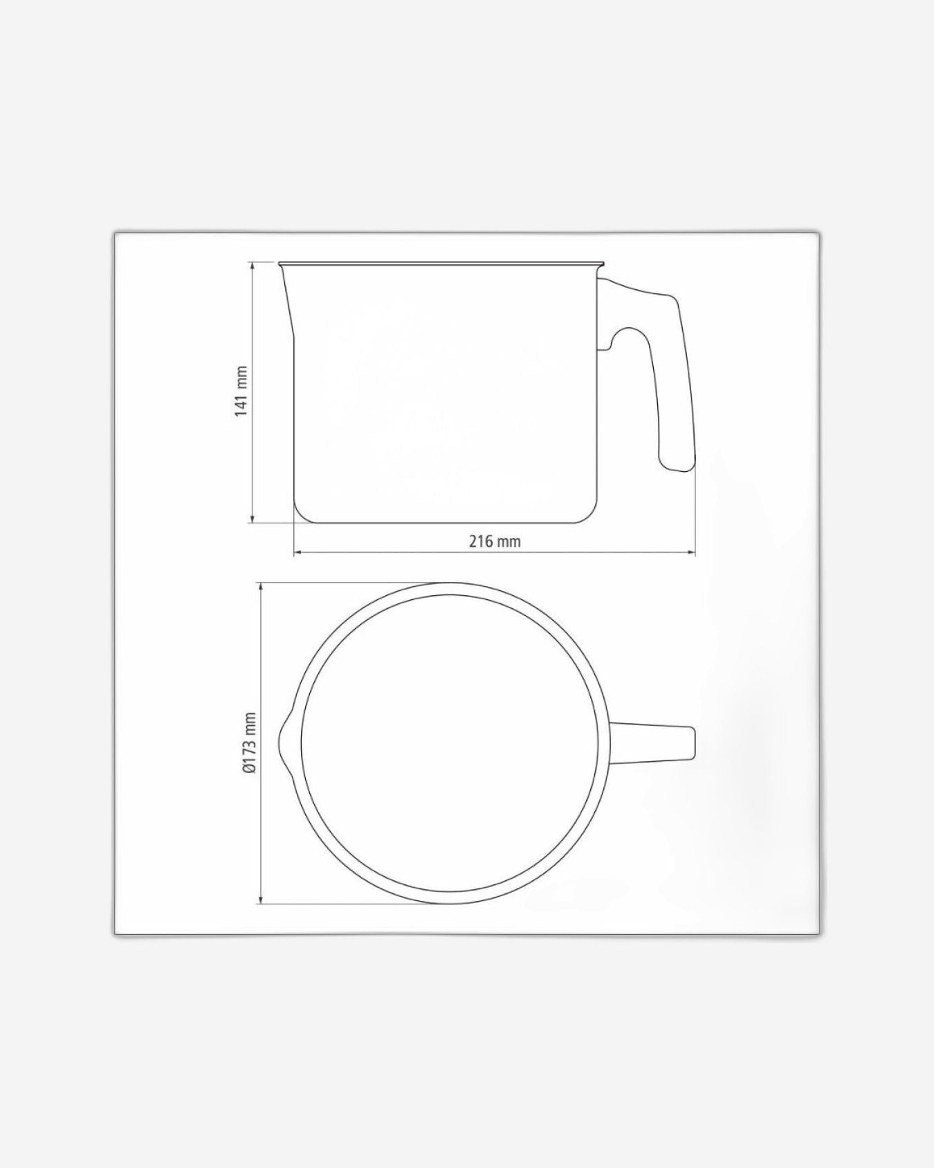 Tramontina Paris Aluminum Milk Boiler with Interior and Exterior Starflon Max Red Nonstick Coating, 16 cm 2,7 L