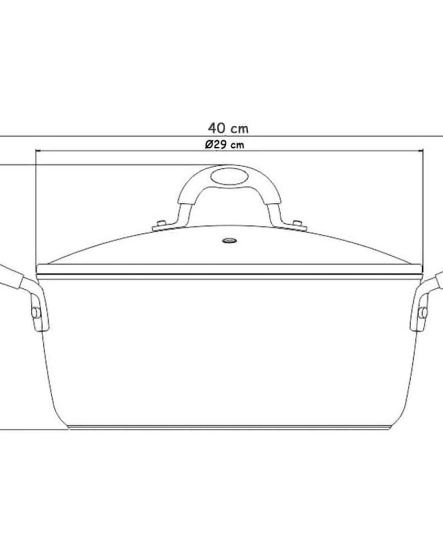Tramontina Monaco Casserole 6.4L