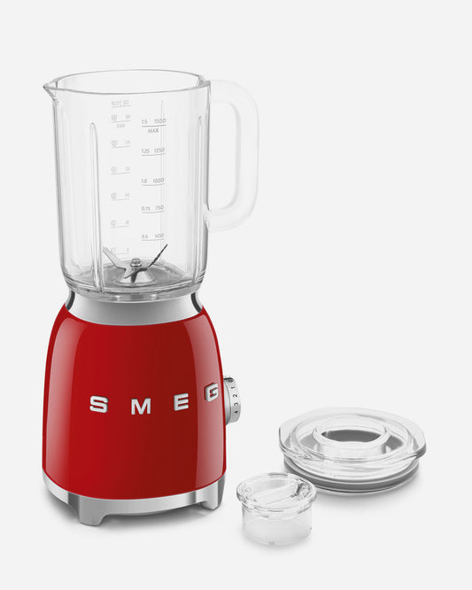 SMEG Retro Style Blender with 4 Speed Settings Red