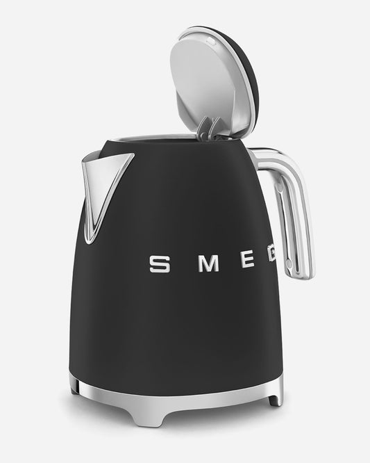 SMEG 1.7L Electric Kettle with Soft Opening Lid Matte Black