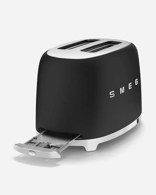 Smeg 2-Slice Toaster Black Matt