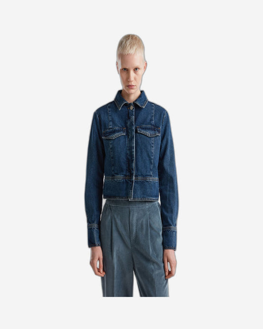 Boxy fit denim jacket