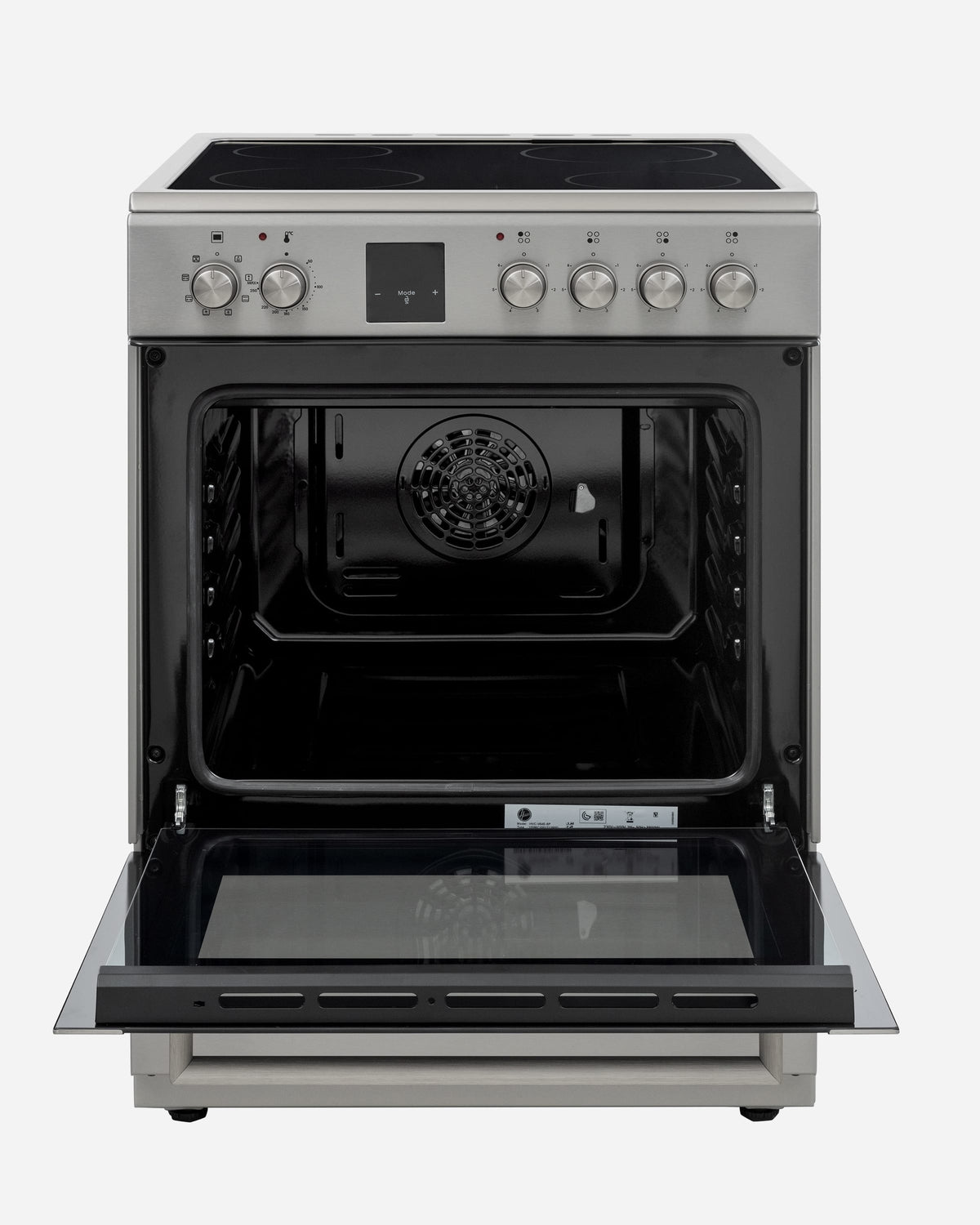 Hoover Freestanding Electric Ceramic Cooker, 60 × 60 cm, Inox – HVC-V64E-SP (ESMA Certified)