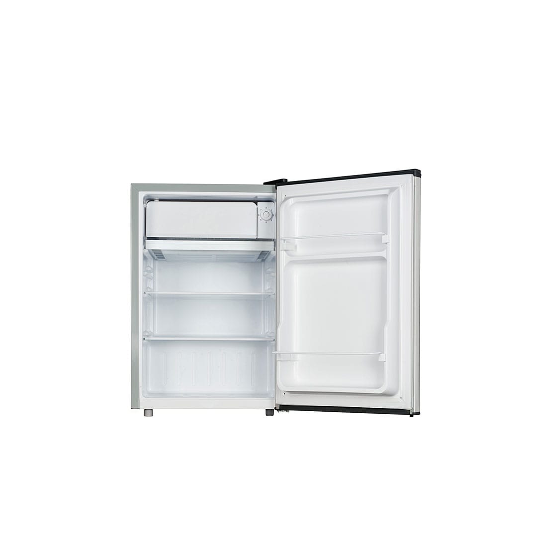 Hoover Single Door Refrigerator, 92 L, Silver – HSD-K92-S (ESMA Certified)