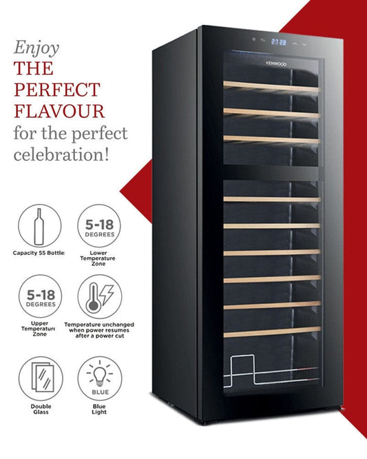 Kenwood 55-Bottle Beverage Cooler