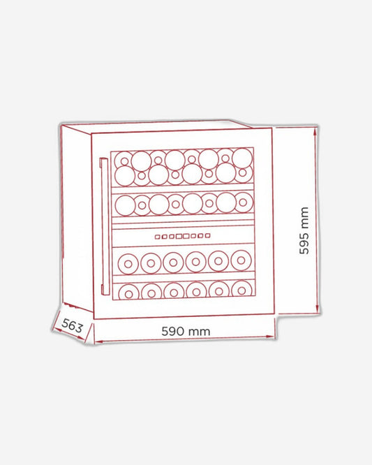 Hoover Wine Cooler 36 Bottle