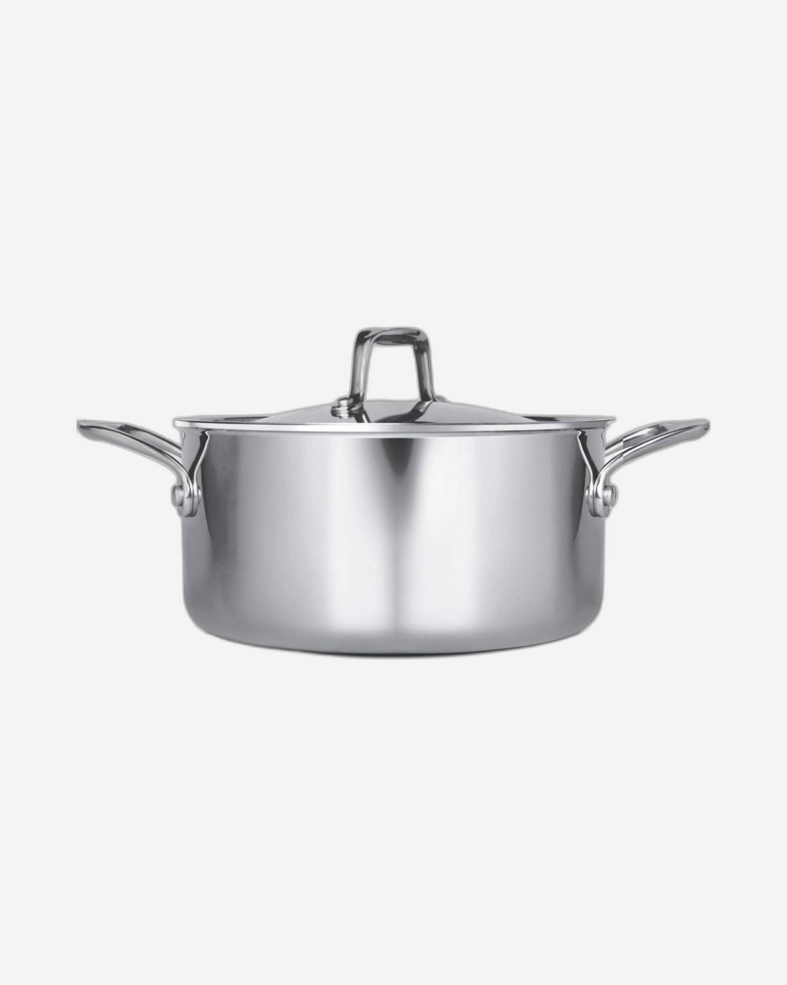 Milton Pro Cook Triply Stainless-Steel Casserole Handi/Stock Pot/Biryani Pot with Lid 28 cm, 8.3 Litres