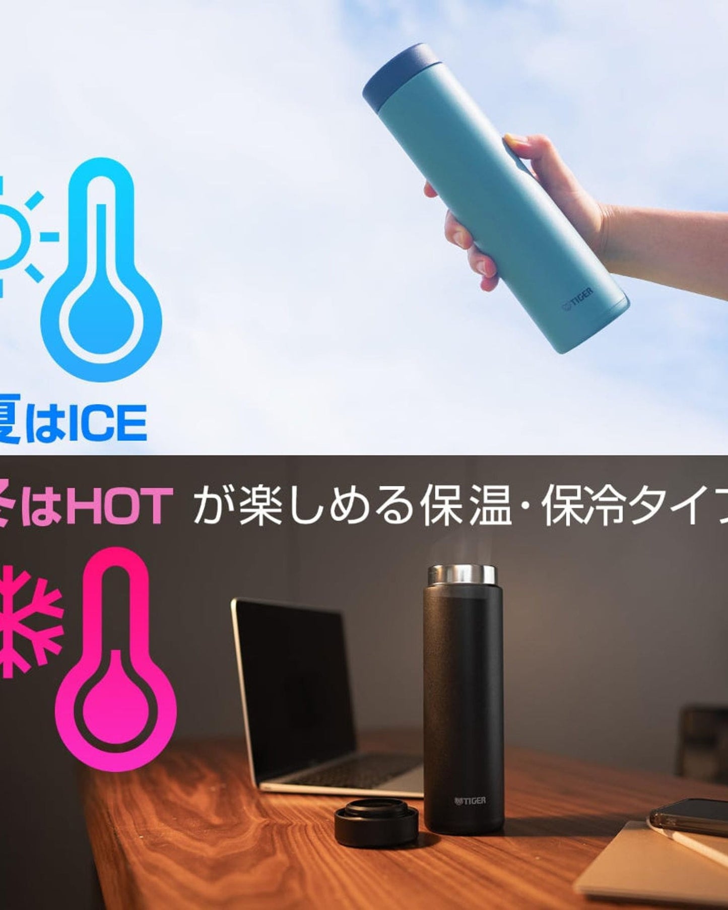 Vacuum Bottle 600ml Black