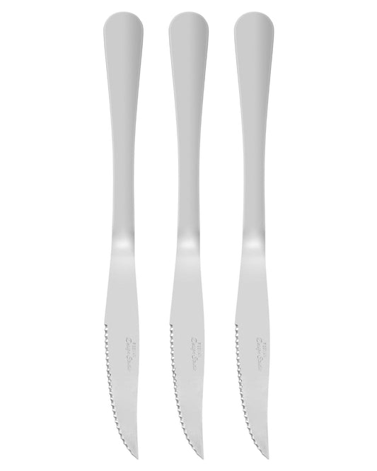 Fissman 3 Piece Steak Knives Flavia 22.5cm Stainless Steel