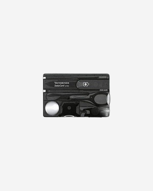 Victorinox Swiss Army Knife Swisscard Lite Black Translucent With 9 Functions - 0.7333.T3