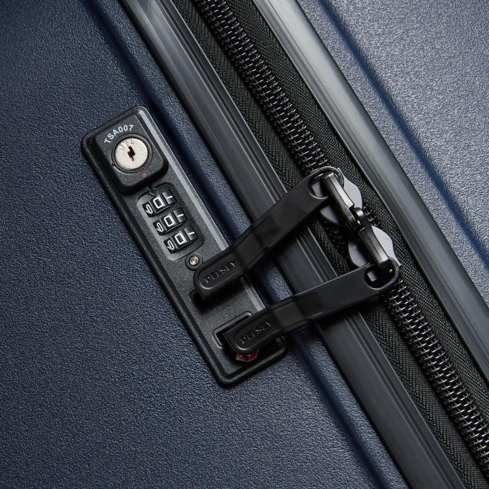 Delsey Paris Belmont Plus Non Expandable 3Piece Luggage Set + Free Agreable Backpack