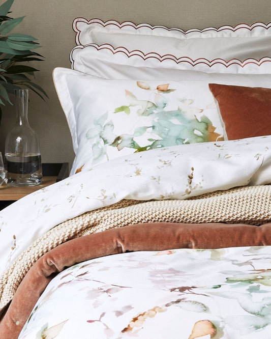 Christy "Botanical" Duvet Cover Sets in Sage