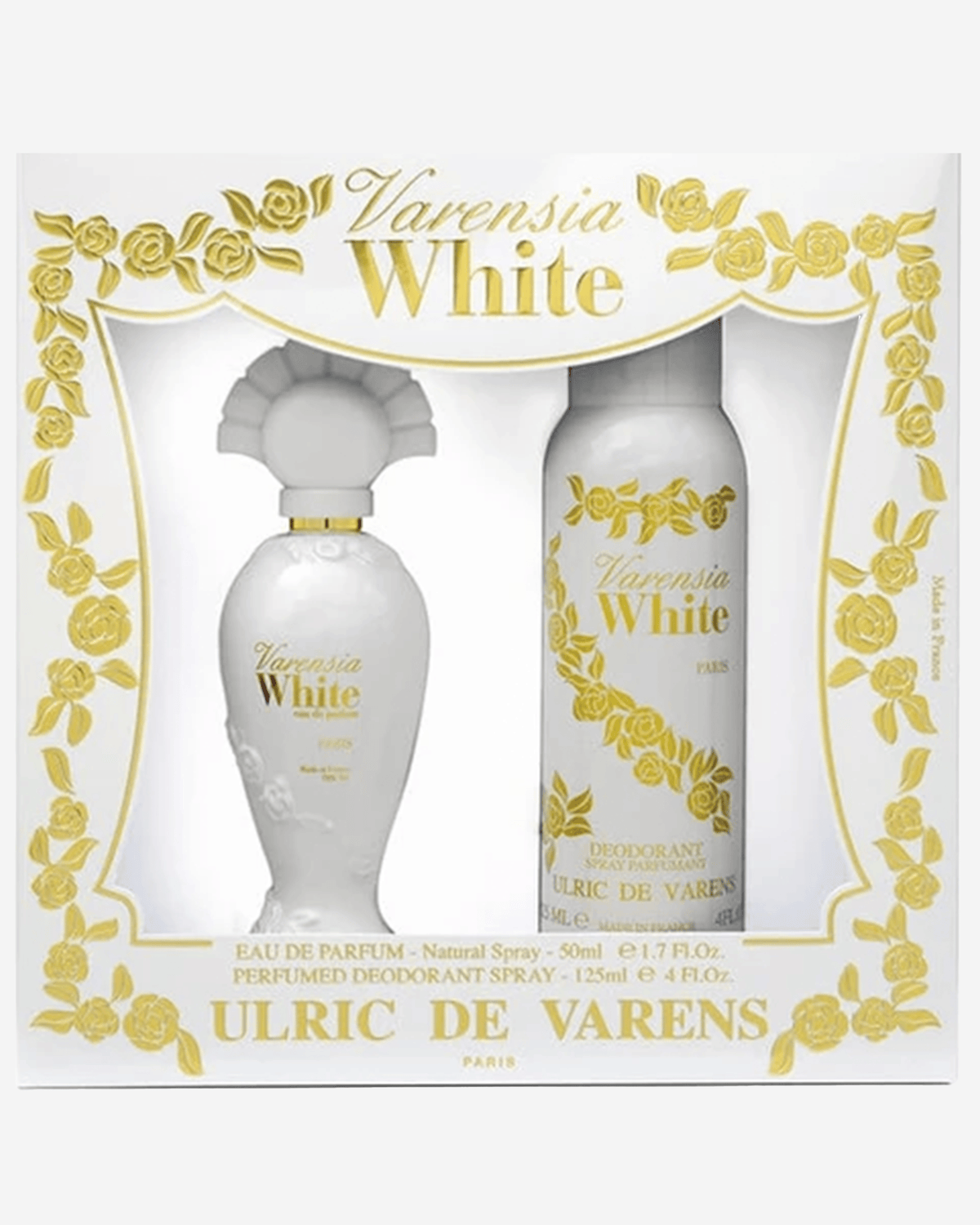Ulric De Varens Varensia White Coffret (EDP 50ml + Deodorant Spray 125ml)