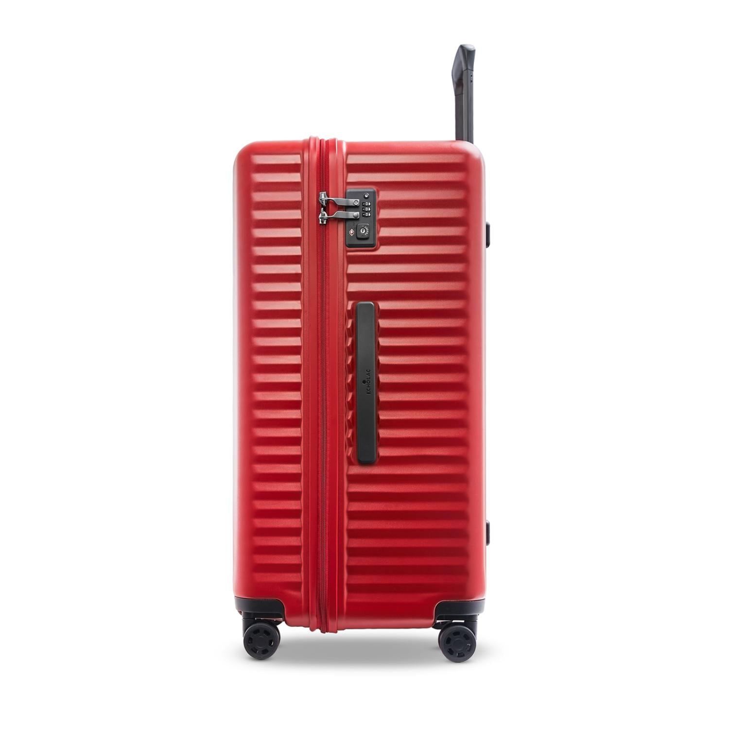 Echolac Celestra 75cm Supertrunk Hardcase 4 Double Wheel Luggage Trolley Red