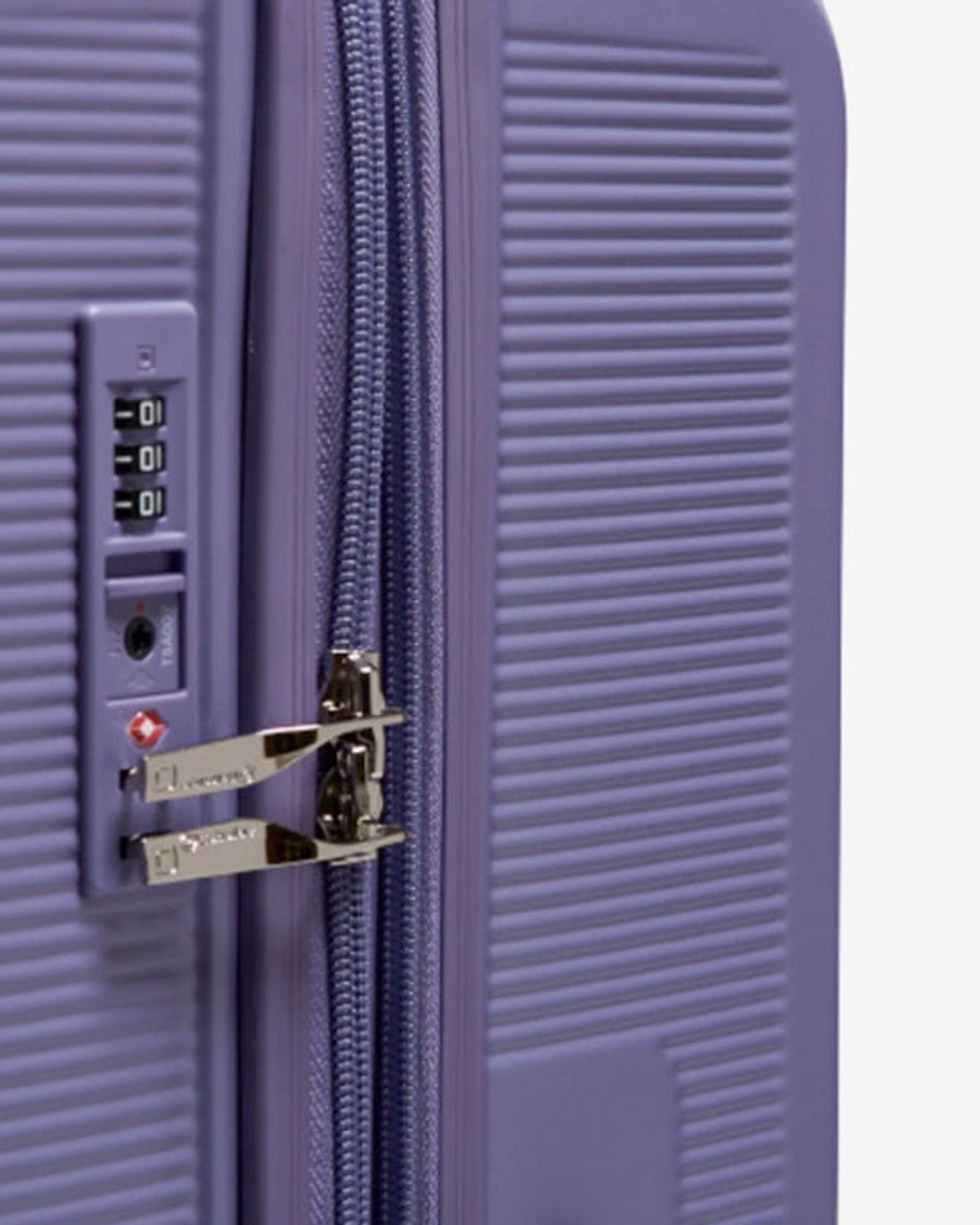 Echolac Sense 56+67+78cm Hardcase Expandable 4 Double Wheel 3 Piece Luggage Trolley Set