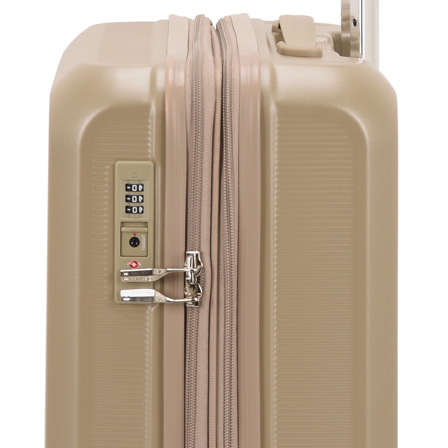 Echolac Sense 56+67+78cm Hardcase Expandable 4 Double Wheel 3 Piece Luggage Trolley Set