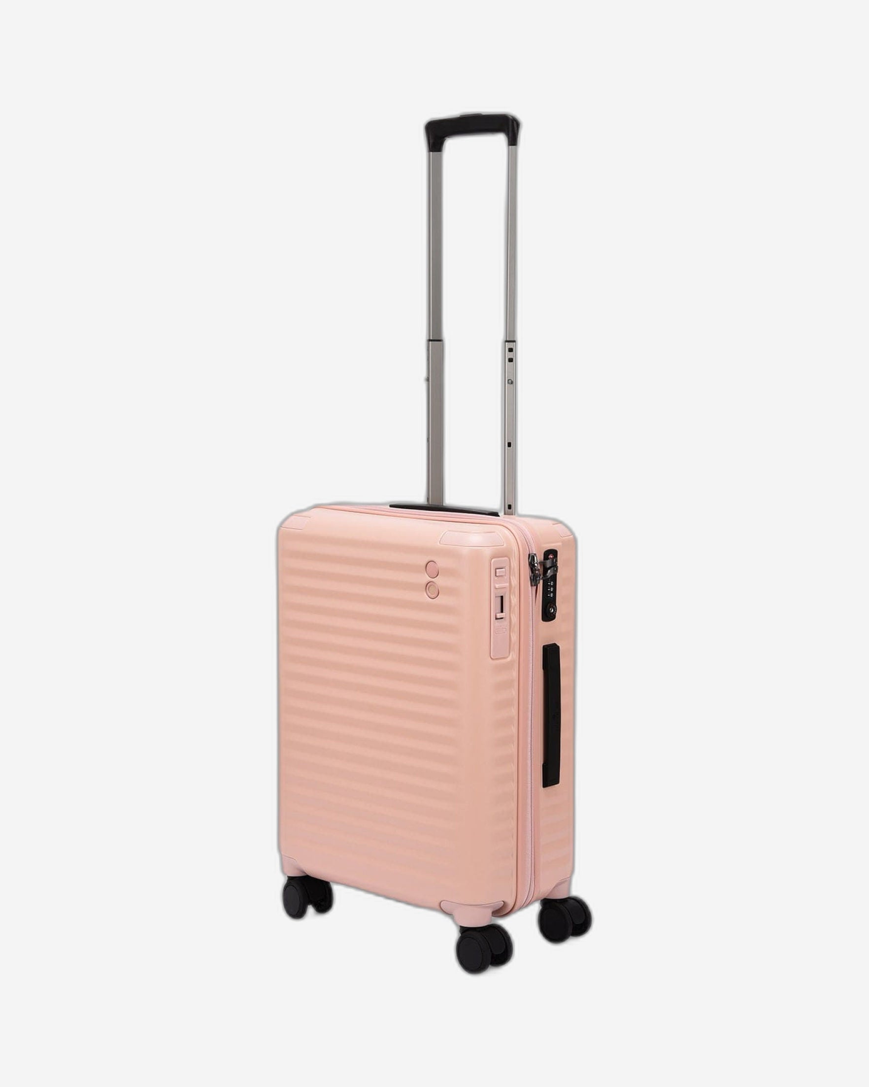 Echolac Celestra 55cm Hardcase Non-Expandable 4 Double Wheel Cabin Luggage Trolley Pink - PC183XA PINK 20