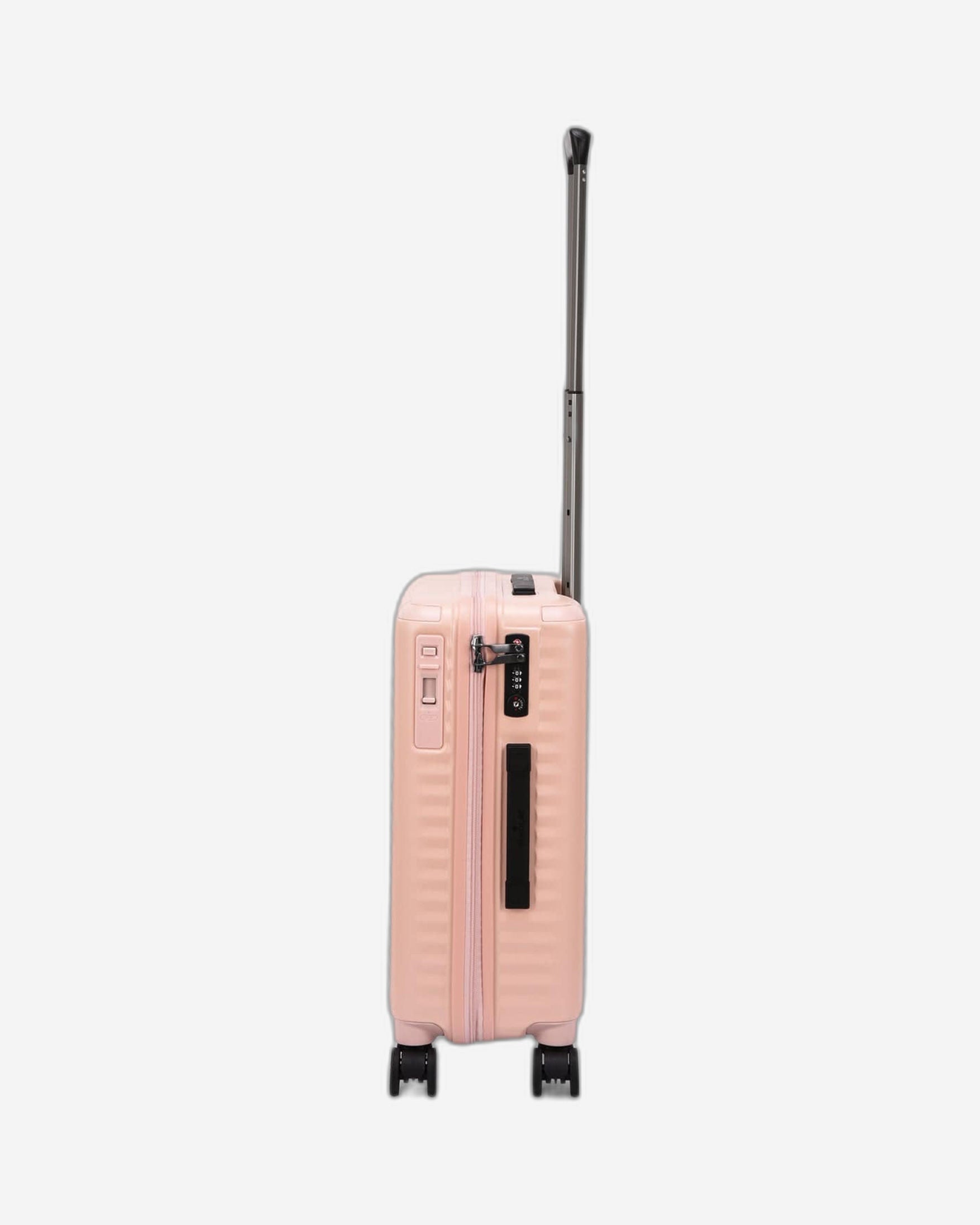 Echolac Celestra 55cm Hardcase Non-Expandable 4 Double Wheel Cabin Luggage Trolley Pink - PC183XA PINK 20