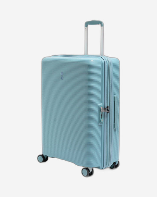 Echolac Forza 75cm Hardcase Expandable 4 Double Wheel Check-In Luggage Trolley Coastal Blue - PW005 28 Coastal Blue