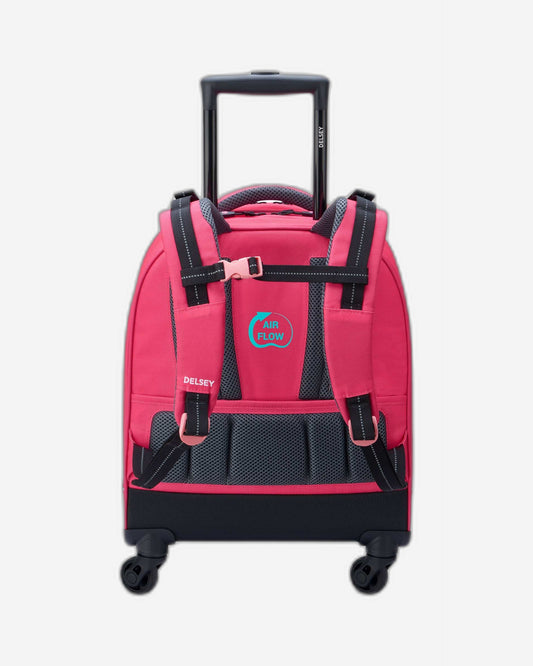 Delsey Paris Back To School 2022 Vertical Wheeled School Bags Pink