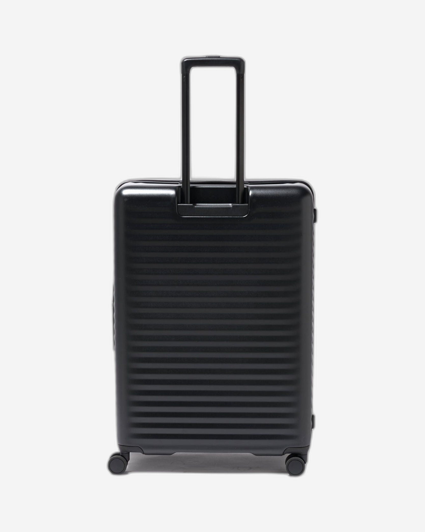 Echolac Celestra 75cm Hardcase Non-Expandable 4 Double Wheel Check-In Luggage Trolley Black - PC183 28 WOE Black