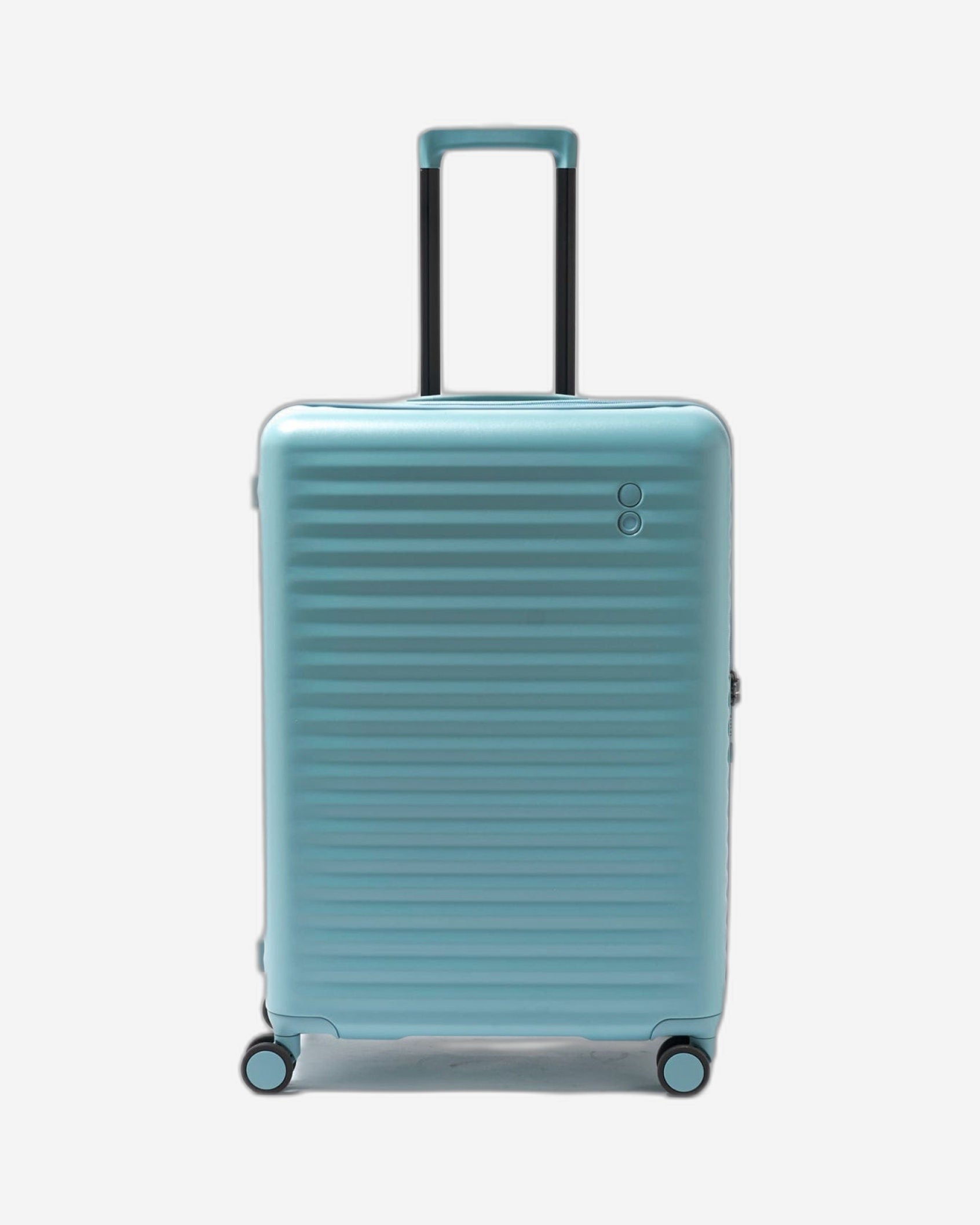 Echolac Celestra 65cm Hardcase Non-Expandable 4 Double Wheel Check-In Luggage Trolley Slate Blue - PC183 24 WOE Slate Blue