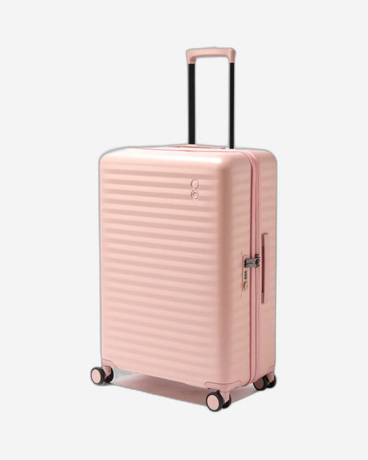 Echolac Celestra 65cm Hardcase Non-Expandable 4 Double Wheel Check-In Luggage Trolley Pink - PC183 24 WOE Pink