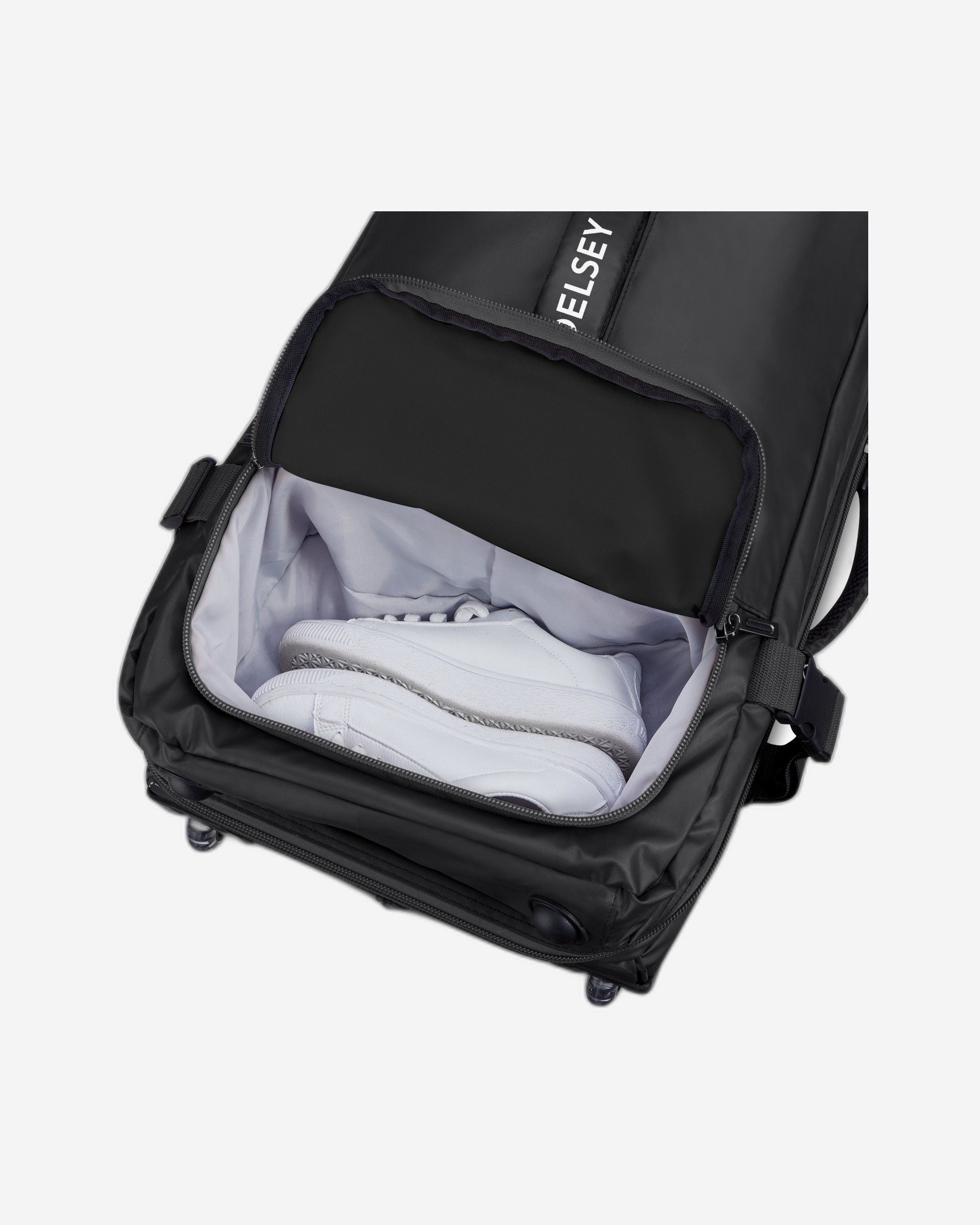 Delsey Paris Raspail 64cm Softcase 2 Wheel Duffel Bag Black - 328932100