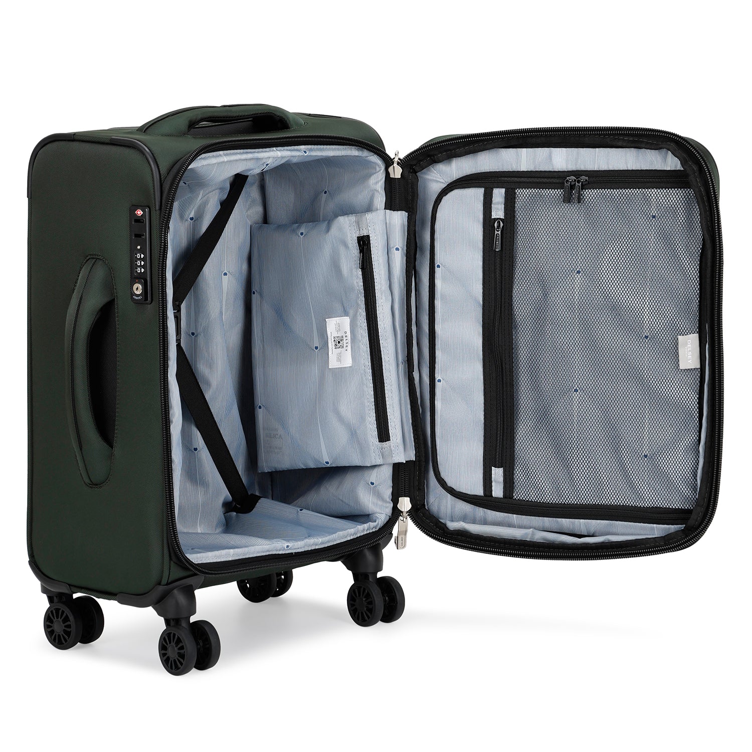 Delsey Paris Sky Max 3Piece Luggage Trolley Set + Free Agreable Backpack