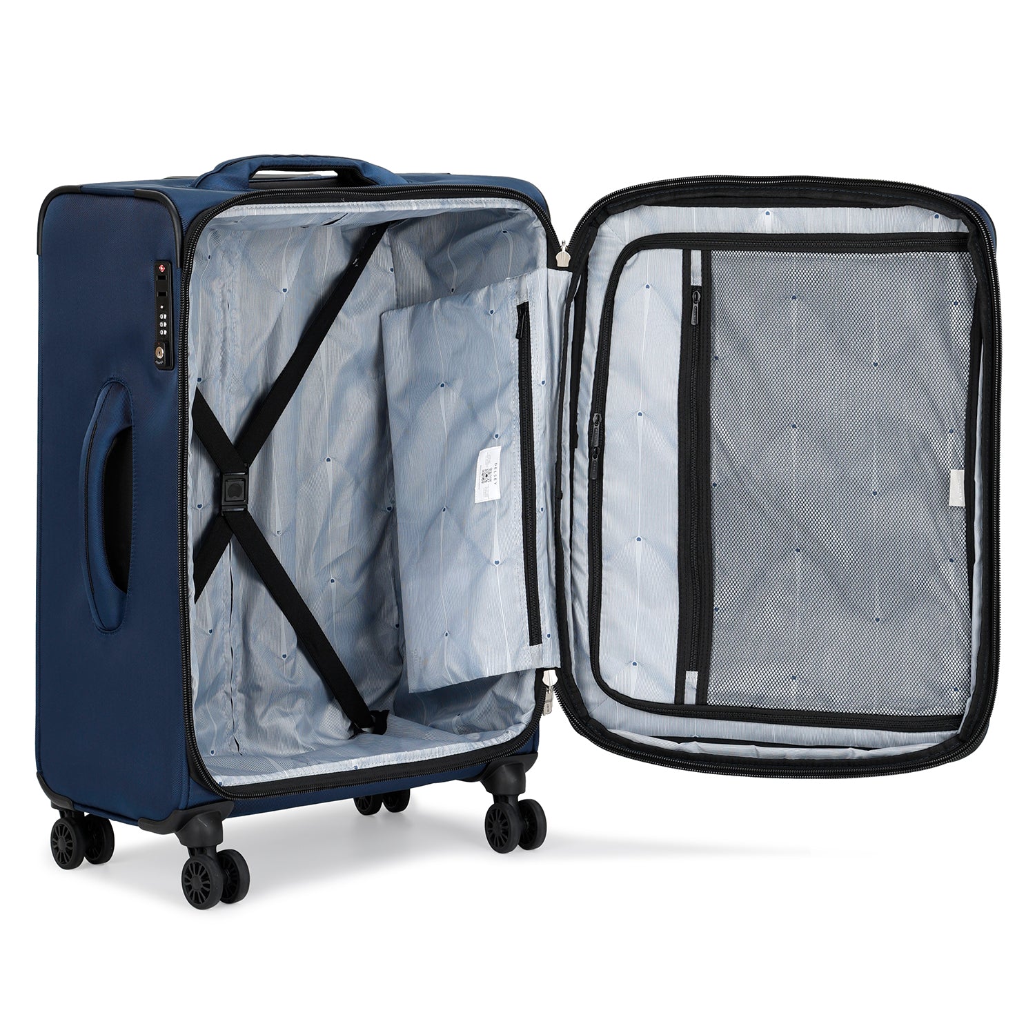 Delsey Paris Sky Max 3Piece Luggage Trolley Set + Free Agreable Backpack