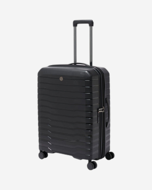 Echolac Lordnorth 68cm Hardcase Expandable 4 Double Wheel Check-In Luggage Trolley Black - PPT008 - 24 BLACK