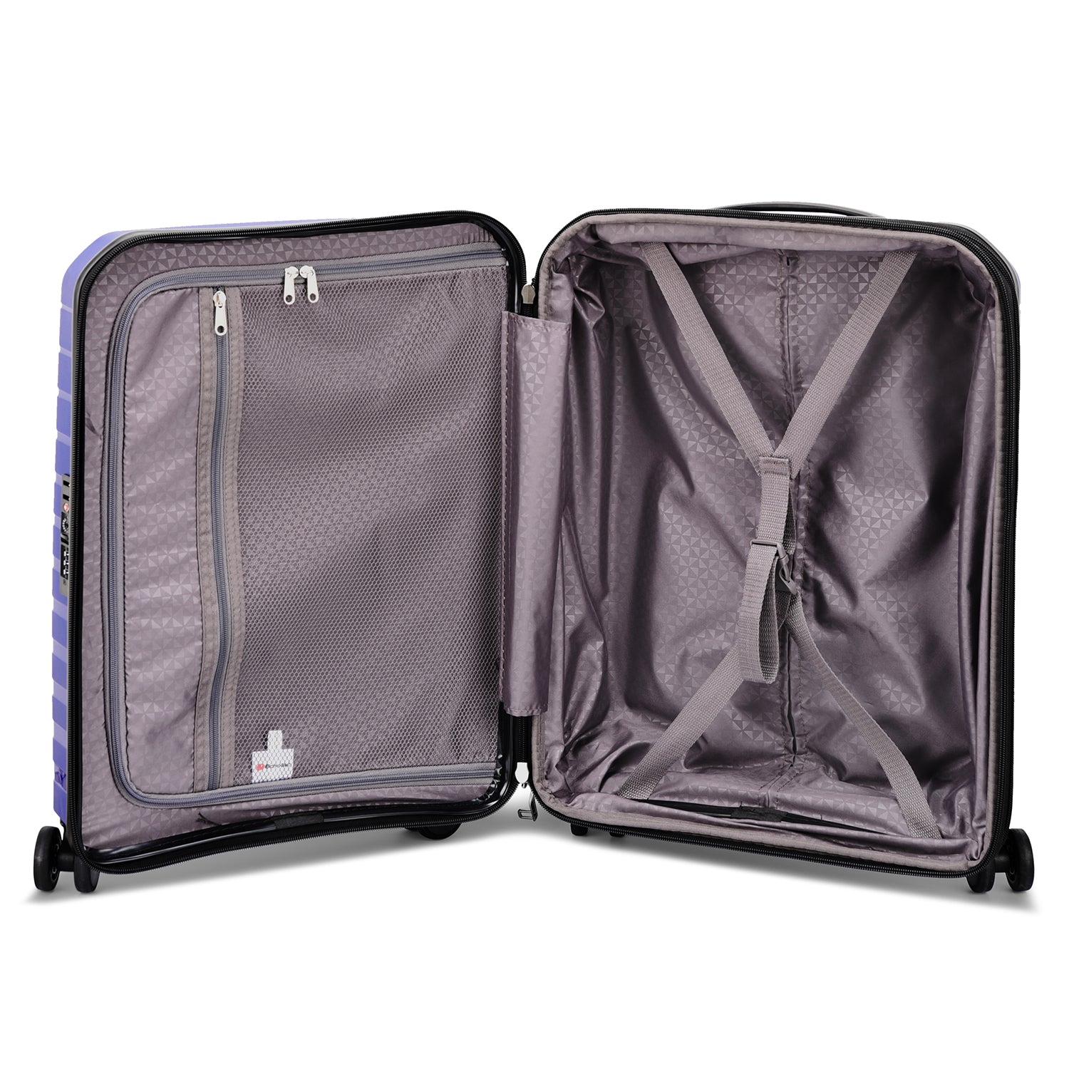 Echolac Lordnorth 58+68+77Cm Hardcase Expandable 4 Double Wheel 3 Piece Luggage Trolley Set