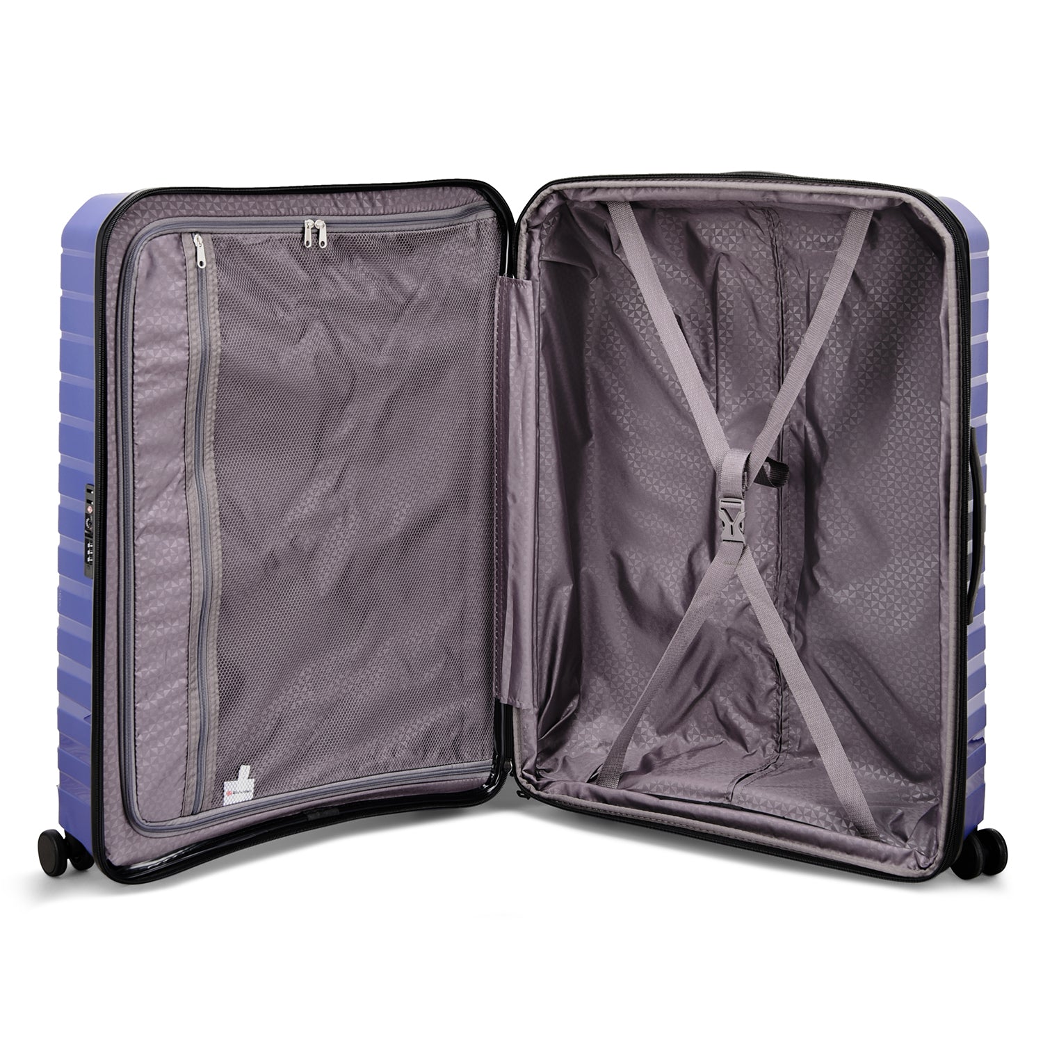 Echolac Lordnorth 58+68+77Cm Hardcase Expandable 4 Double Wheel 3 Piece Luggage Trolley Set