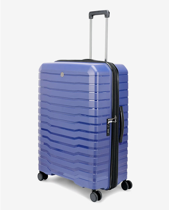 Echolac Lordnorth 58+68+77Cm Hardcase Expandable 4 Double Wheel 3 Piece Luggage Trolley Set