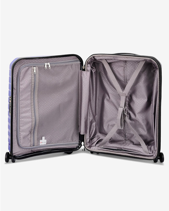 Echolac Lordnorth 58+68+77Cm Hardcase Expandable 4 Double Wheel 3 Piece Luggage Trolley Set