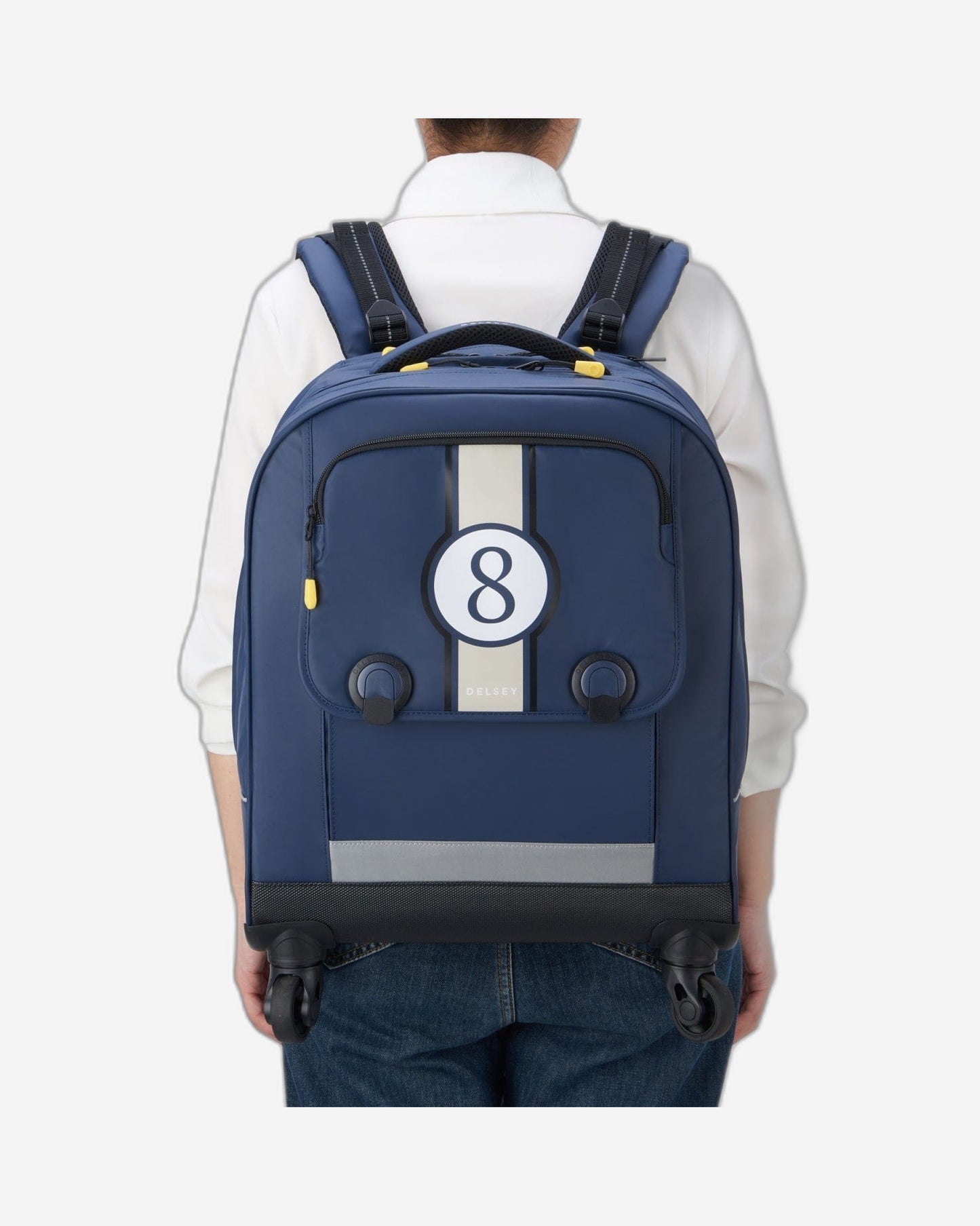 Delsey Paris Back to School 2023 Vertical Backpack Blue