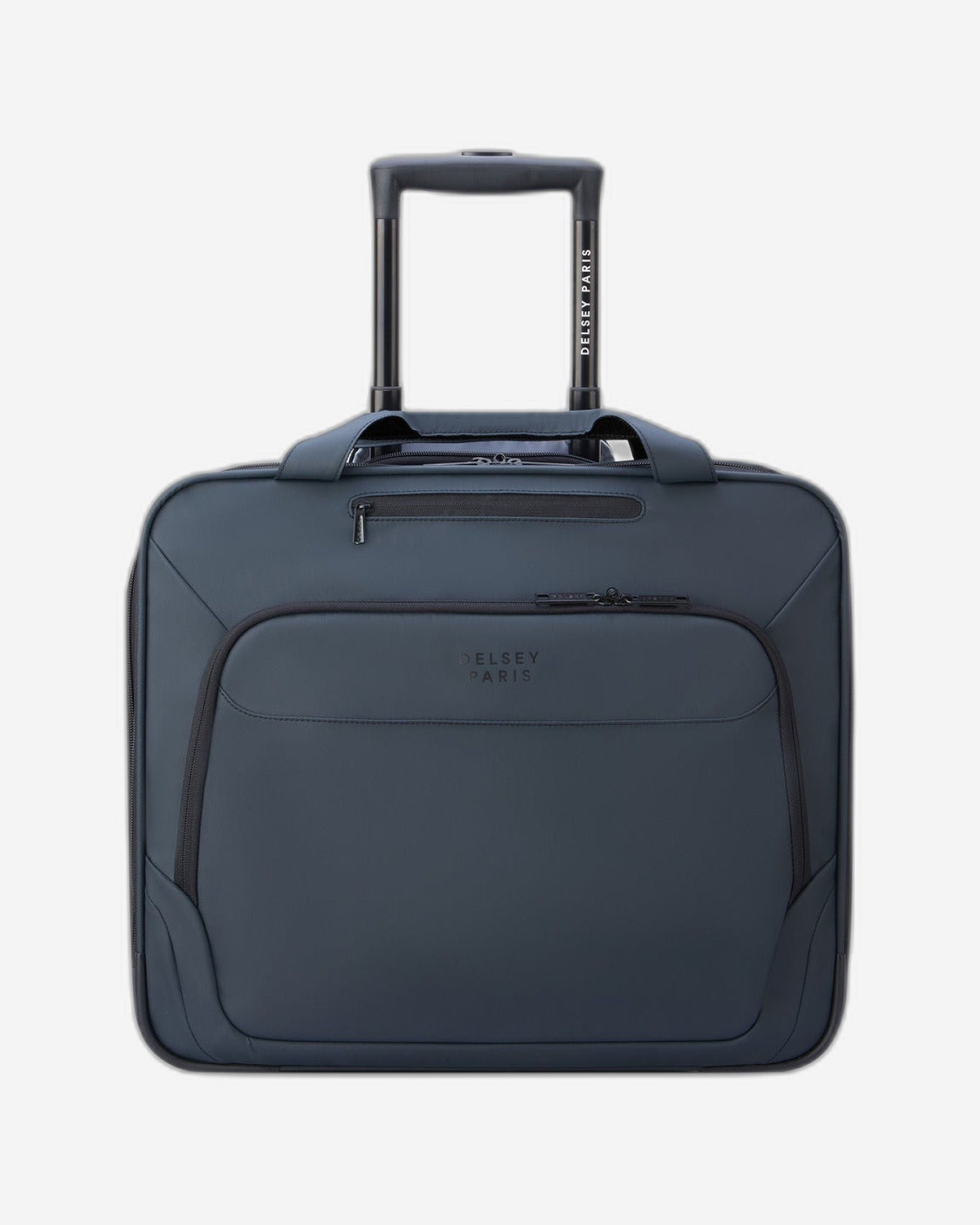 Delsey Paris Parvis+ Water Resist 2 Wheel Trolley Briefcase 17.3 inch Grey - 394445911